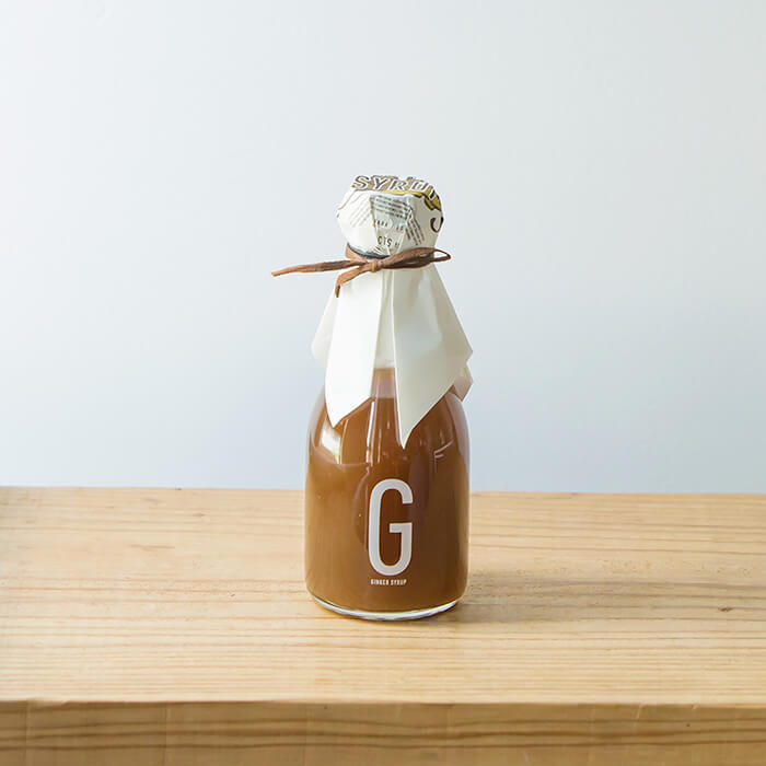 きび糖とスパイスのジンジャーシロップの写真